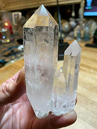 Decor Stone Lemurian Seed Crystal Record Keeper Cathedral Multi Laser Point Specimen 670