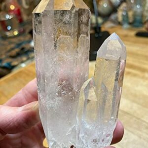 Decor Stone Lemurian Seed Crystal Record Keeper Cathedral Multi Laser Point Specimen 670