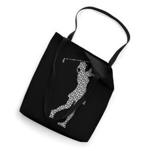 Golf Graphic Golfing Golf Car Golf Course Golf Player Sports Tote Bag