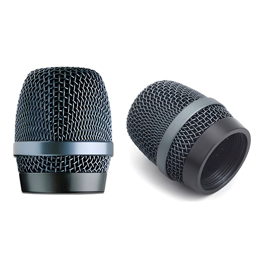 JXRYWF-2 PCS Replacement Ball Head Mesh Microphone Grille for Sennheiser e935 e945 Wired Handheld Microphone, Not Compatible Wireless Handheld Microphone e935 e945