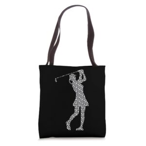 golf graphic golfing golf car golf course golf player sports tote bag