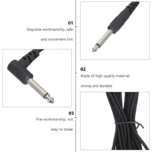 3pcs Guitar Wire Guitar Cable Supply Audio Cable for Guitar Electric Guitar Audio Cable Speaker Connection Cable Electric Guitar Accessory Electric Guitar Cable Audio Cable Cord