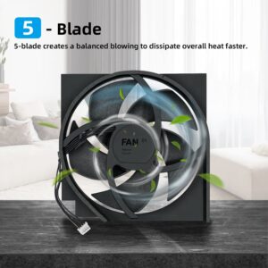 Wigearss Replacement Internal Cooling Fan with Opening Tool for Xbox One S Console