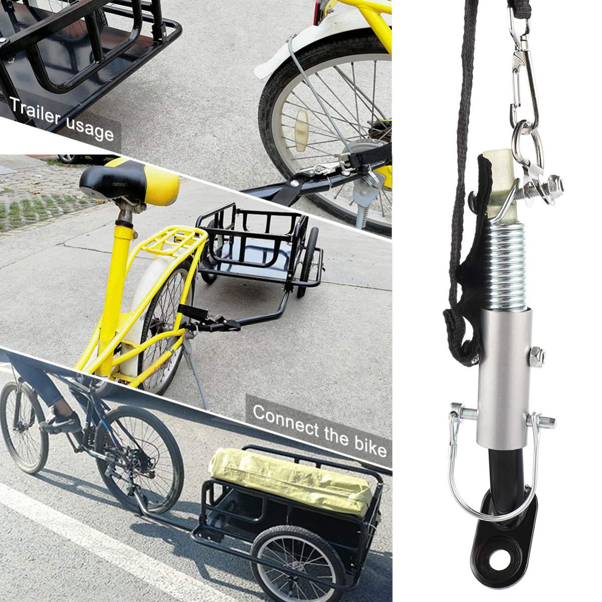 Wakauto Kids Tow Truck Trailer Hitch Kids Bike Trailer Bike Accessory Cycling Accessories Bike Trailers Bike Hooks Bicycle accesories Bike Trailer Attachment Child Tractor Connector