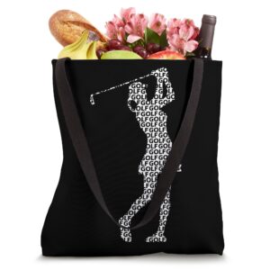 Golf Graphic Golfing Golf Car Golf Course Golf Player Sports Tote Bag