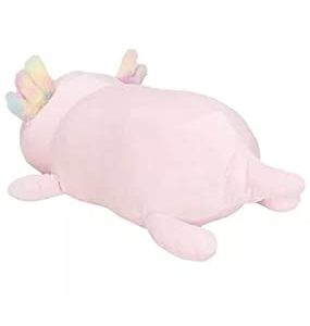 Squishmallows Official Kellytoy Laying Hug Mees Squishy Stuffed Toy Animal Many to Choose (16 Inch, Archie Axolotl)