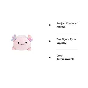 Squishmallows Official Kellytoy Laying Hug Mees Squishy Stuffed Toy Animal Many to Choose (16 Inch, Archie Axolotl)