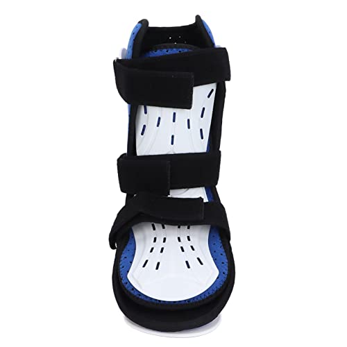 Fracture Boot, Detachable Design Comfortable Short Reinforced Orthopedic Walker Boot Nonslip with Front Protection Plate for Foot Injuries(Left foot, S)