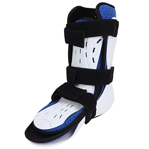 Fracture Boot, Detachable Design Comfortable Short Reinforced Orthopedic Walker Boot Nonslip with Front Protection Plate for Foot Injuries(Left foot, S)