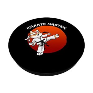 Funny Shiba Inu Uni Dog Red Holey Karate Master Japan Love PopSockets Swappable PopGrip