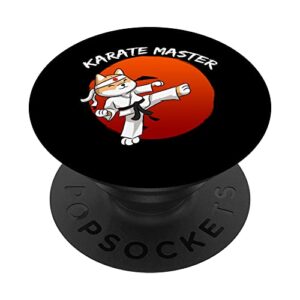 Funny Shiba Inu Uni Dog Red Holey Karate Master Japan Love PopSockets Swappable PopGrip