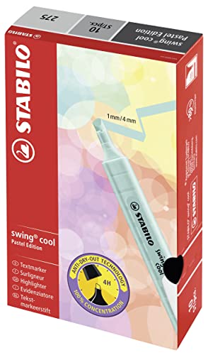 Stabilo Fluorescent Marker Swing Cool Pastel Windy Blue