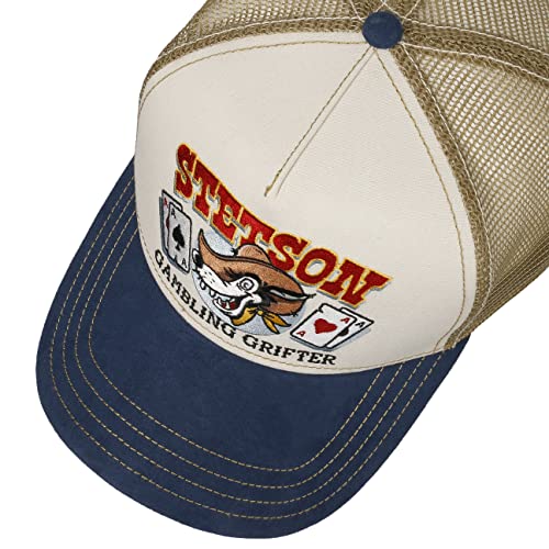 Stetson Gambling Grifter Trucker Cap Men Beige One Size