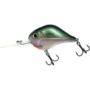 bill lewis lifelike mr-12 mid-range mdj series 12ft floater diver 3/4 oz crankbait fishing wobble lure for freshwater, green gizzard shad