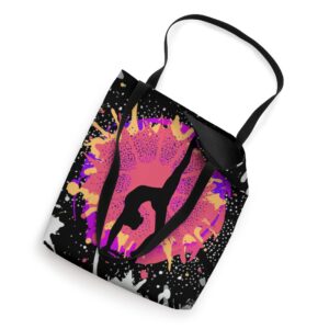 Cute Girls Gymnastics Dancer Dancing Leaping Gymnast Cool Tote Bag