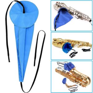 SKYNEO Saxophone Cleaning kit, Clarinet Cleaning Kit with Maintenance Kit,Cork Grease,Swab,Strap,Cleaning Cloth,Thumb Rest,Reed Case,Mouthpiece Brush and More