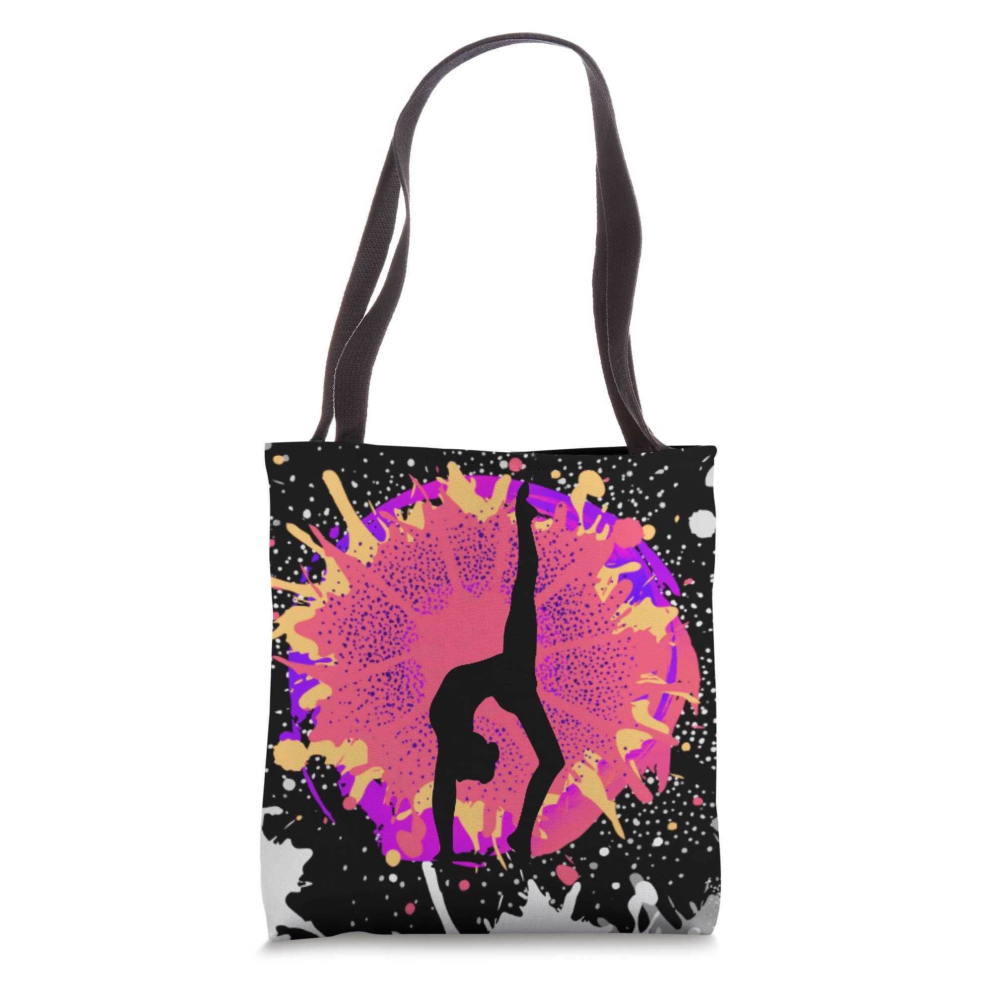 Cute Girls Gymnastics Dancer Dancing Leaping Gymnast Cool Tote Bag