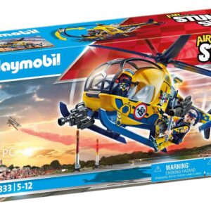 Playmobil Air Stunt Show Helicopter with Film Crew