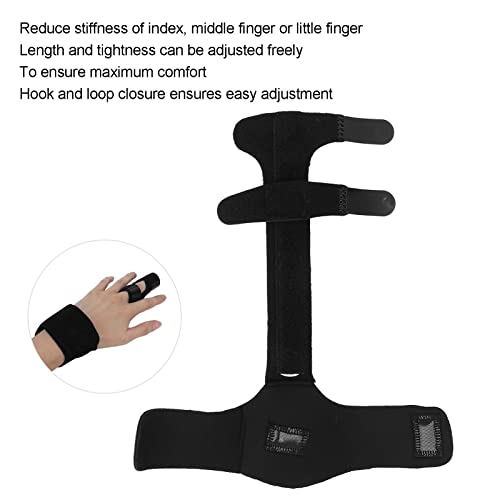 Metacarpal Finger Splint, Breathable Comfortable Knuckle Immobilizer Braces for Straightening Broken Fingers for Sprains Mallet Injury for Men and Women