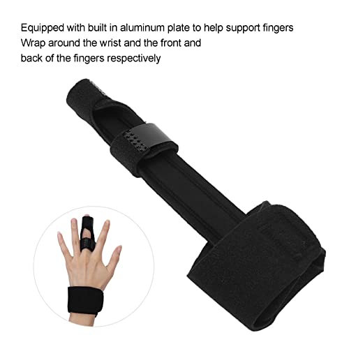 Metacarpal Finger Splint, Breathable Comfortable Knuckle Immobilizer Braces for Straightening Broken Fingers for Sprains Mallet Injury for Men and Women