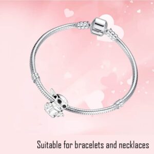 zhenliyin Zhenliyin S925 Sterling charms Silver Baby Yoda Master Star Wars Mandalorian Bead Bracelet child Cartoon Beaded Charm (1.yoda baby.)