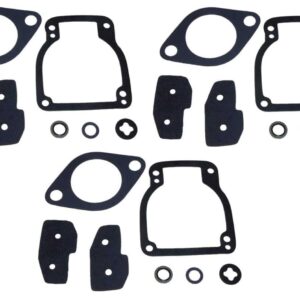 Engineered Marine Products Carburetor Gasket Kit for Mercury 50 55 60 70 75 80 90 Hp 3 Cylinder with WME Stamped Carburetors (3 Pack), Replaces 1395-811223-1 18-7211