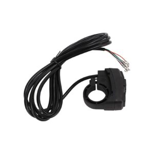 3 in 1 Electric Bike Light and Horn Switch Wearproof Electric Turning Light Switch for Electric Bike Electric Scooter Motorcycle(#2)