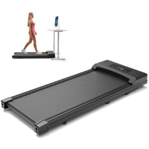 walking pad, walking pad treadmill, treadmills for home small, under desk treadmill portable for office, 340 lbs, black