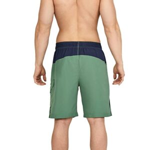 Speedo Men's Standard Swim Trunk Knee Length Marina Sport Volley, Dark Ivy, X-Large