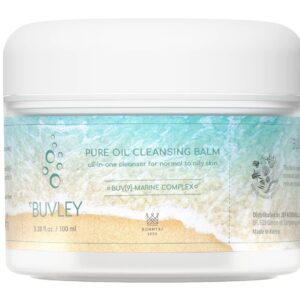 BUVLEY Pure Oil Cleansing Balm I Low pH, Vegan, Cruelty Free | Daily Makeup Remover Calming and Hydrating Facial Cleanser