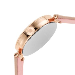 kate spade new york holland three-hand pink leather watch (Model: KSW1740)