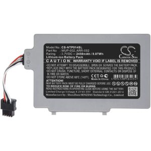 Nvobry Replacement Battery for NIN 8G Gamepad 8G WUP-002 ARR-002 (2450mAh) Li-ion