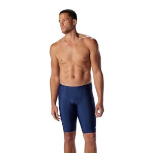 speedo mens swimsuit jammer prolt solid swim briefs, eco speedo navy, 30 us