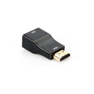 urelegan hdmi to vga adapter converter, 1080p male to female cord for computer, desktop, laptop, pc, monitor, projector, hdtv, chromebook, raspberry pi, roku, xbox and more