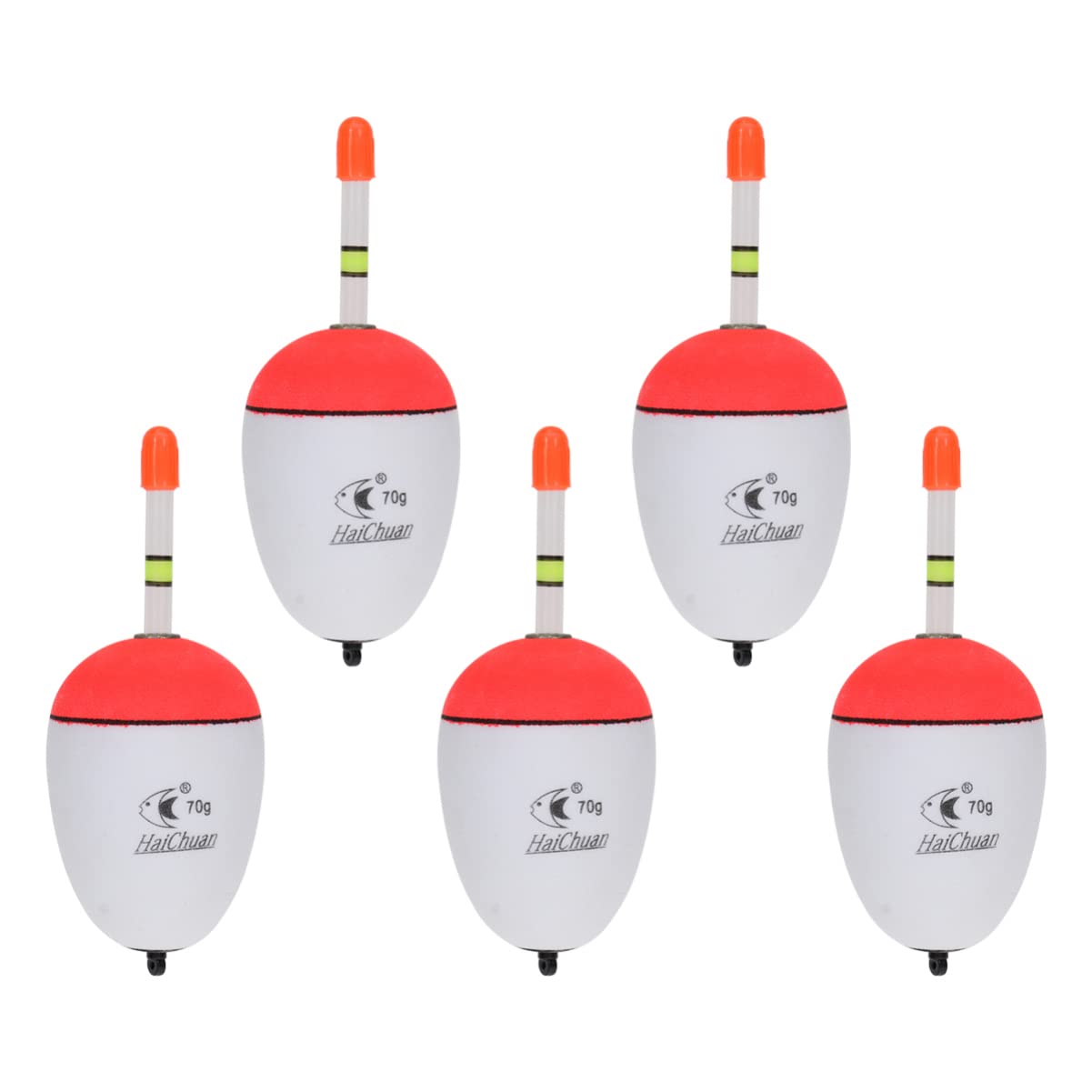 VICASKY 5 Pcs Fishing Floating Floats Sea Fishing Floats Luminous Fishing Floats