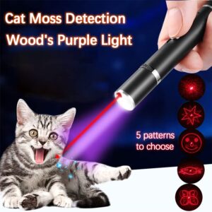 WNZQK Cat Toys Lazer Pointer cat Toys Interactive for Indoor Red Laser Pointer for Dogs Pet Red Light Laser Remote Control Teaching USB Flashlight Rechargeable(1 Pcs Pack, 1 Pcs Pack)