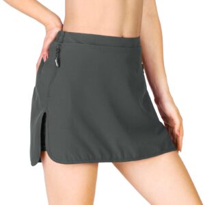 Outdoor Ventures Women's Tennis Skirts with Pockets, Golf Skort Workout Athletic Running Hiking Skirts with Shorts