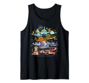 disney walt disney world 50th anniversary tank top