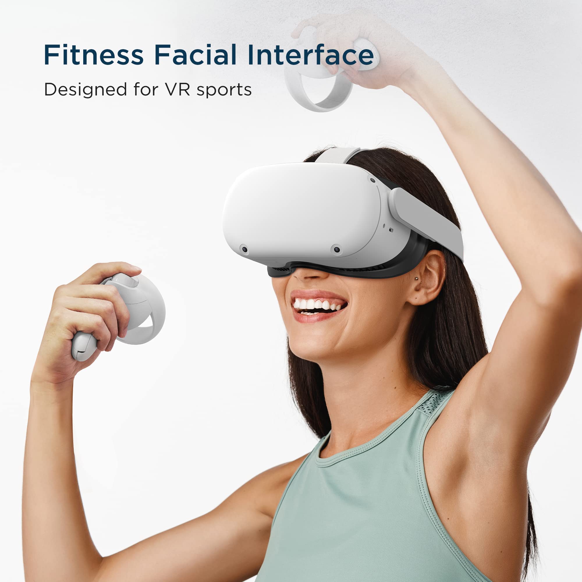 KIWI design VR Cable Management for Quest 2 and Fitness Facial Interface