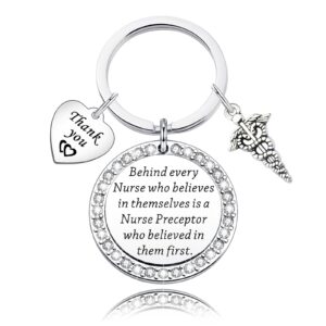 Nurse Preceptor Keychain Nurse Preceptor Jewelry Nurse Preceptor Appreciation Gift Nurse Preceptor Retirement Gift (Nurse Preceptor KS), 1.18