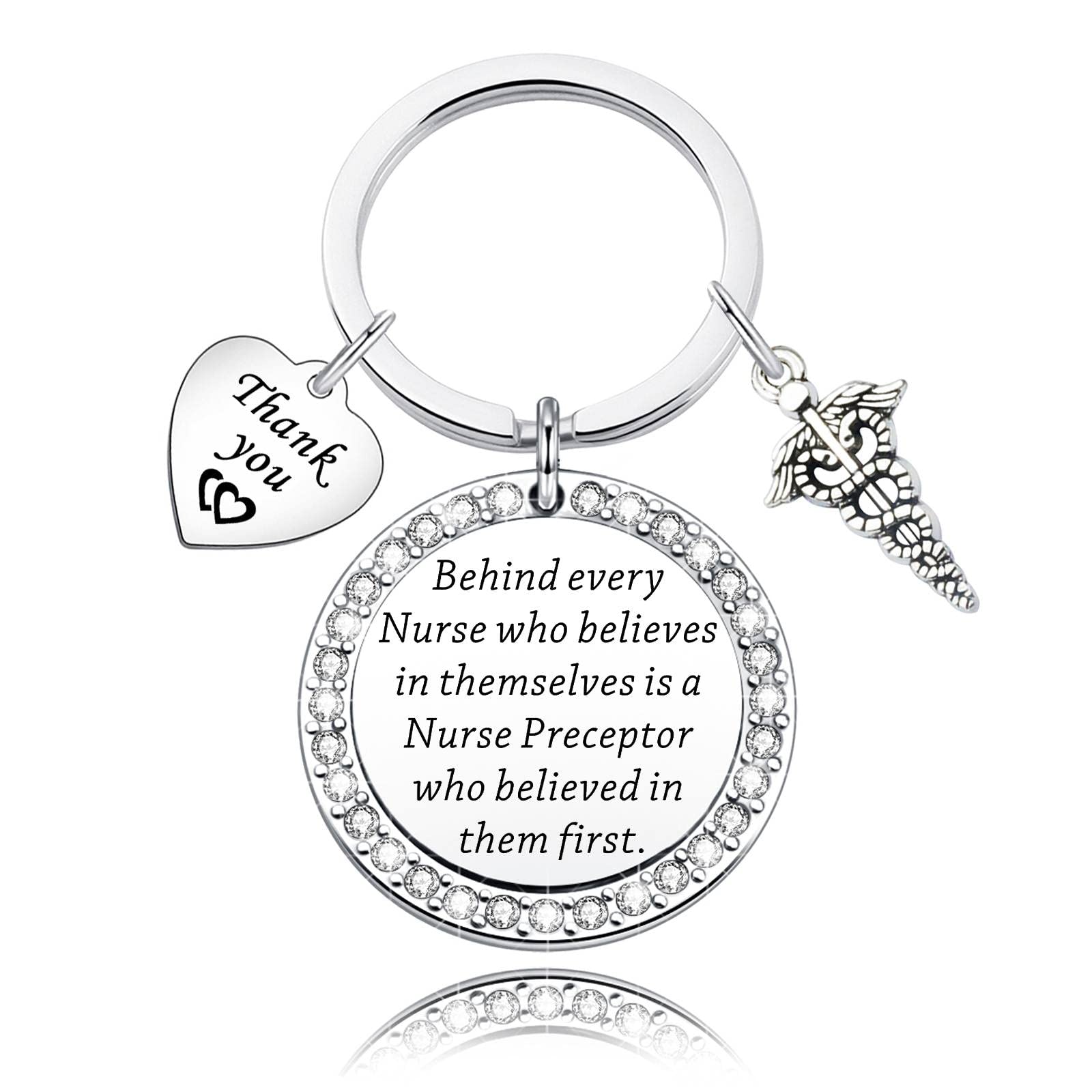 Nurse Preceptor Keychain Nurse Preceptor Jewelry Nurse Preceptor Appreciation Gift Nurse Preceptor Retirement Gift (Nurse Preceptor KS), 1.18