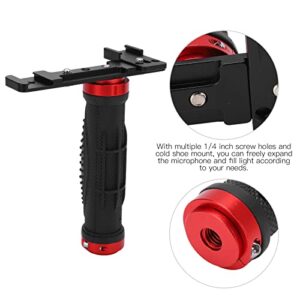 Pinsofy Handheld Holder Stand, 1/4 Inch Handheld Stabilizer Holder Universal Mini Portable for Smartphone for Action Camera for LED Video Light