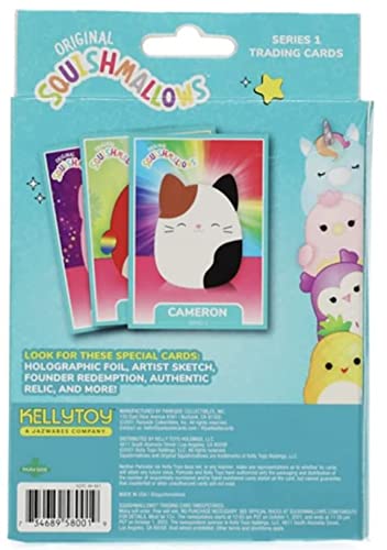 Squishmallows Official Kellytoy Series 1 Trading Cards (Pack of 2)