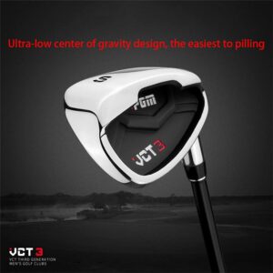 Golf Clubs Iron Mens Golf VCT3#5/6/7/8/9/P/S Right Handed Professional Pole Stainless Steel/Carbon Shaft Women Golf Putter Club (7-Carton Shaft)