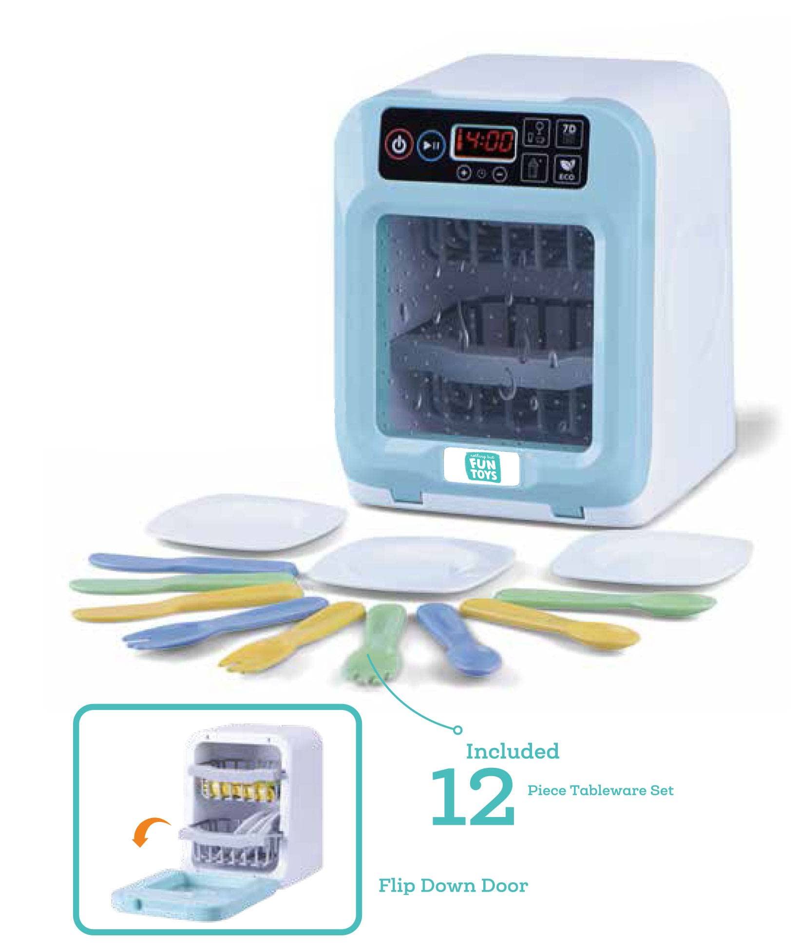 Nothing But Fun Toys My First Dishwasher Lights & Sounds Playset Designed for Children Ages 3+ Years, Multi