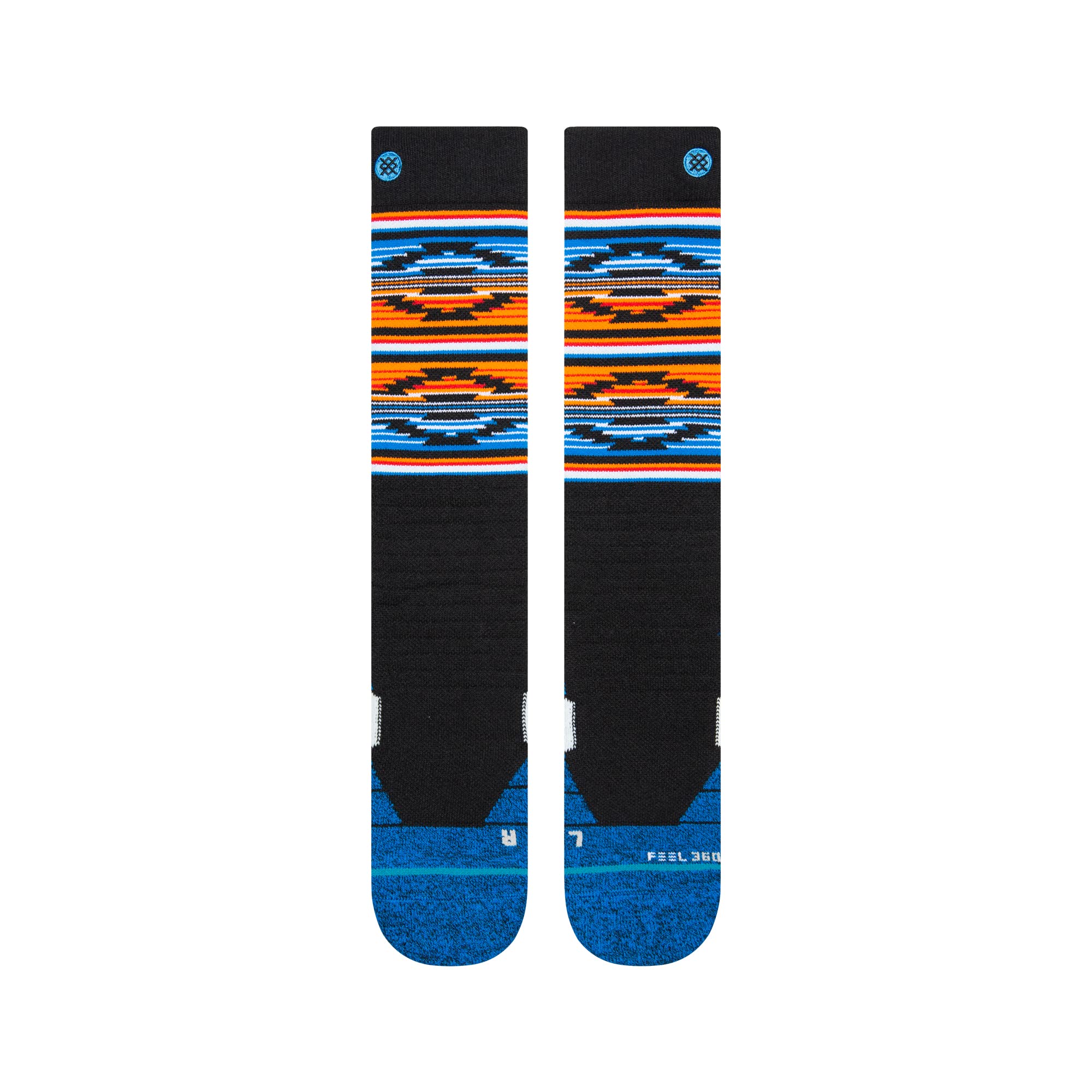 Stance Serape Dos Socks (Medium, Navy)