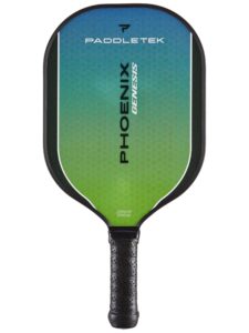 paddletek phoenix genesis anna leigh waters signature pickleball paddle - blue/green