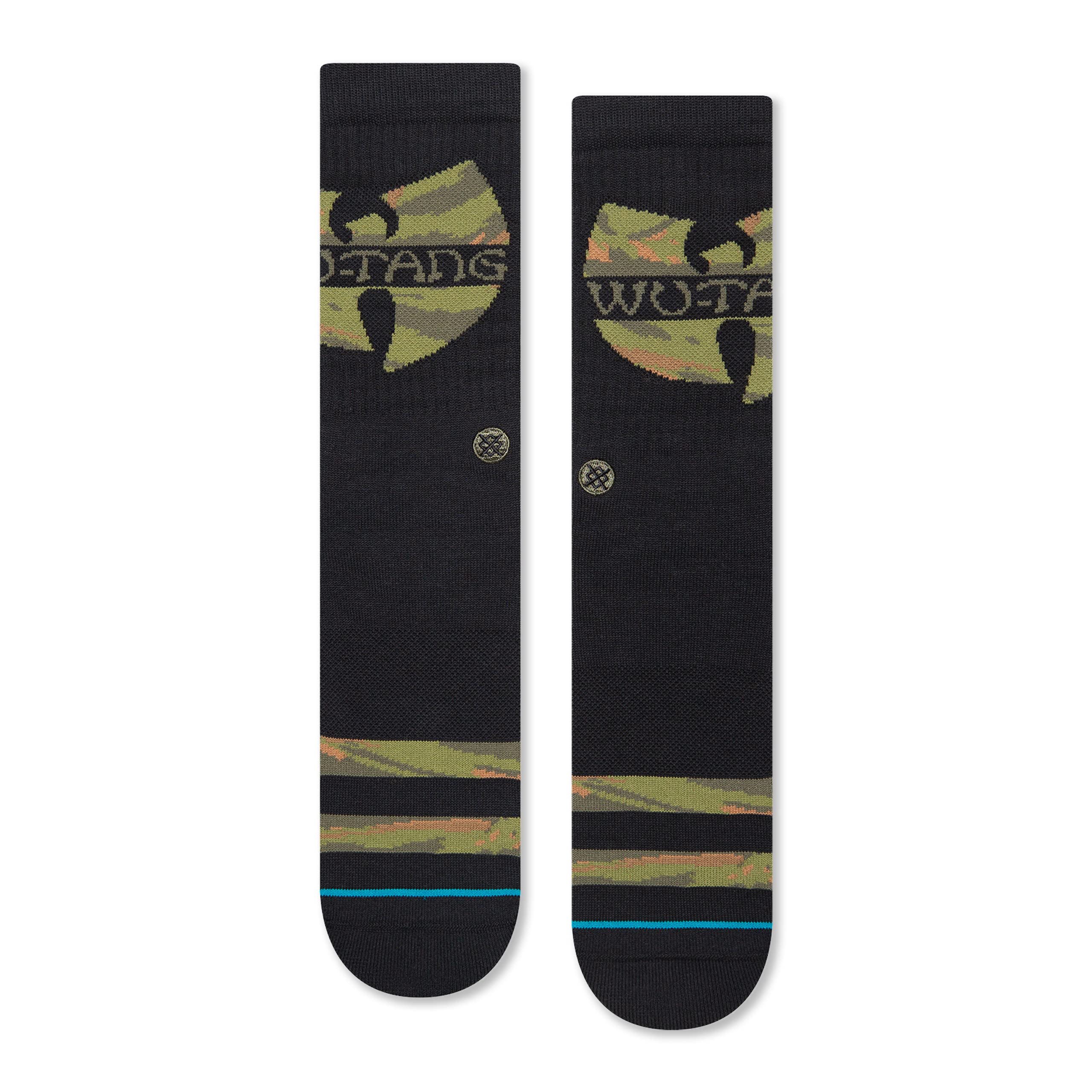 Stance Clan In Da Front Crew Socks (Large, Black)