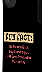 iPhone 11 No Giant Octopus Graduated Uni Funny Animal Pun Humor Case