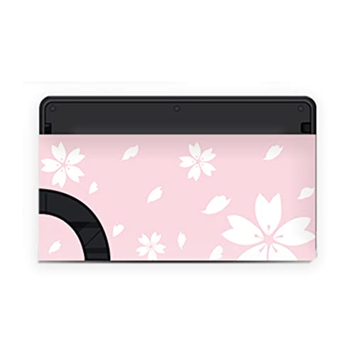 Switch OLED Latest Model Full Body Skin Sticker, Mytrix NS OLED Console Decal Sticker Wrap Cover, Compatible with Switch OLED Faceplate Dock Protective Film Sticker Set - Sakura